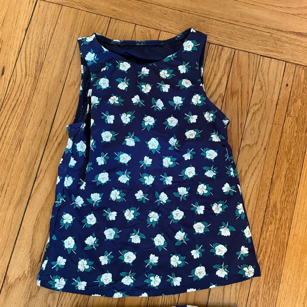 draper james x lands end tankini set size 6 - Picture 2 of 8